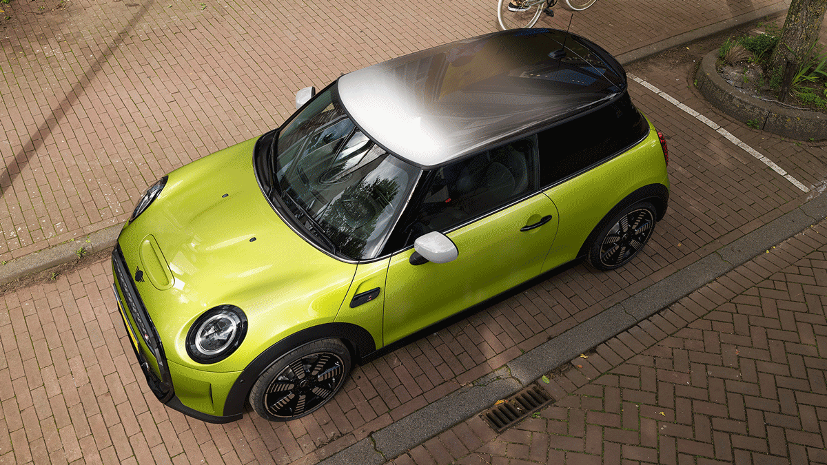 MINI 3 portes Hatch – grey and black – toit multitone