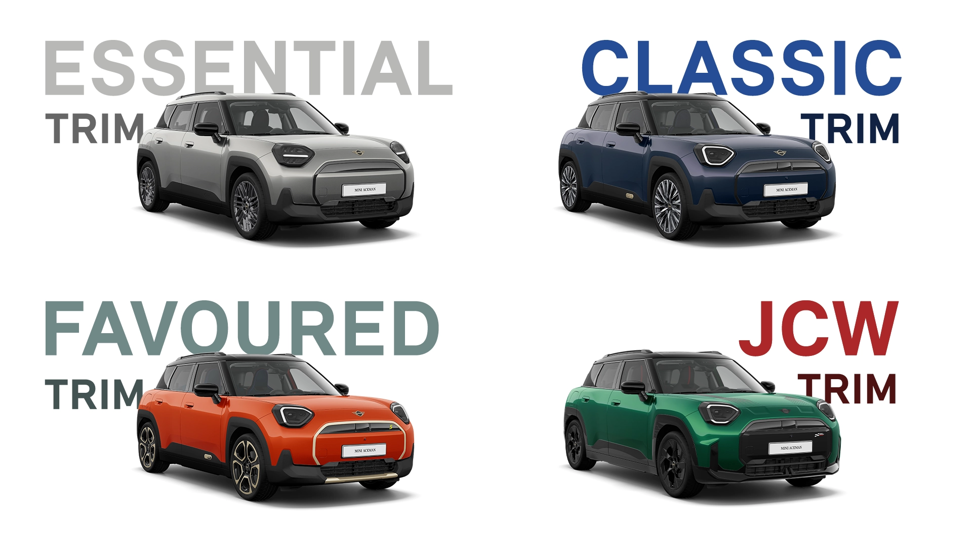MINI Aceman Electric – Éléments de l’habillage