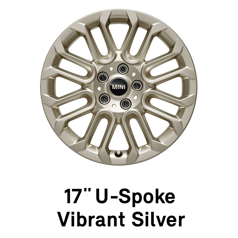 MINI - équipement - 17" U-Spoke Vibrant Silver