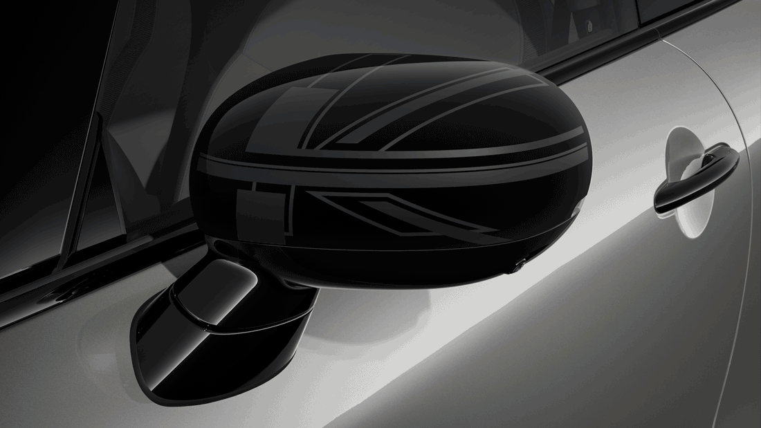 Coques de rétroviseurs extérieurs MINI en différentes variantes.