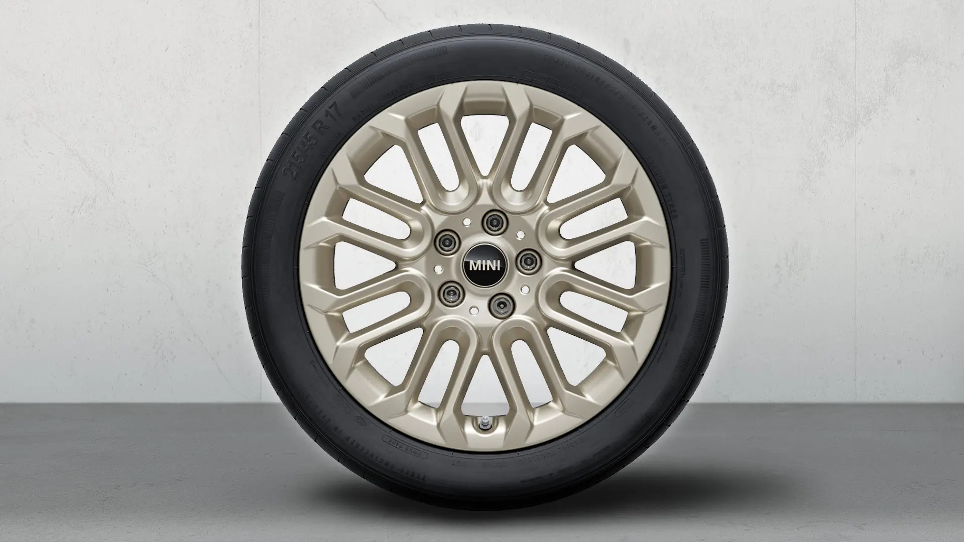 Jante alliage 17" MINI U Spoke 956, Vibrant Silver, roue complète hiver