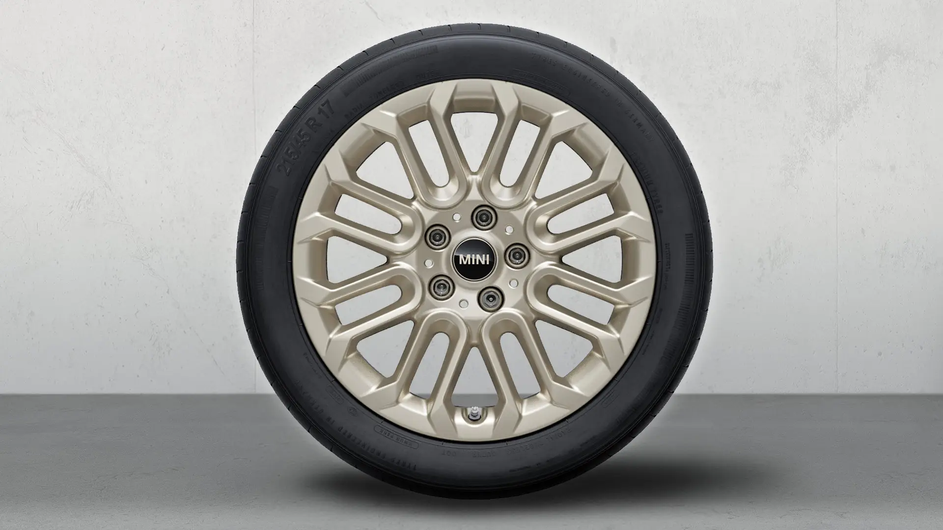 Jante alliage 17" MINI U Spoke 956, Vibrant Silver, roue complète hiver