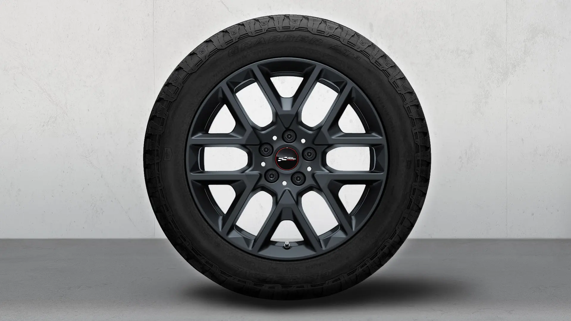 Jante alliage 18" JCW rayon en Y 945, Frozen Midnight Grey. 