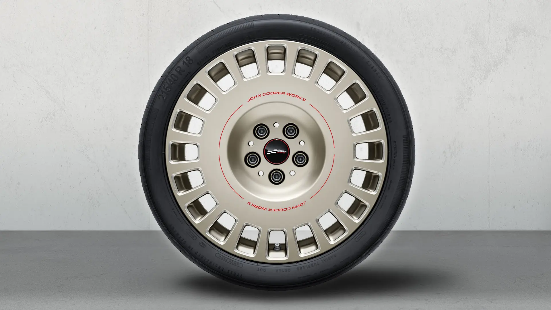 Jantes alliage 18" JCW Rallye Spoke 992 Bicolor (Vibrant Silver, poli), jeu de roues complètes été