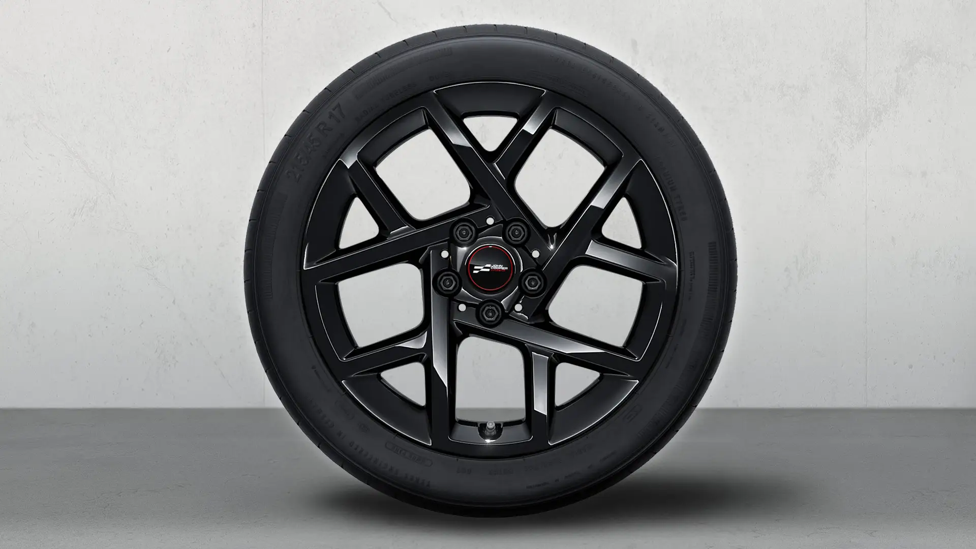 Jante 17" en alliage John Cooper Works, roue hiver complète Sprint Spoke style 957 Jet Black.