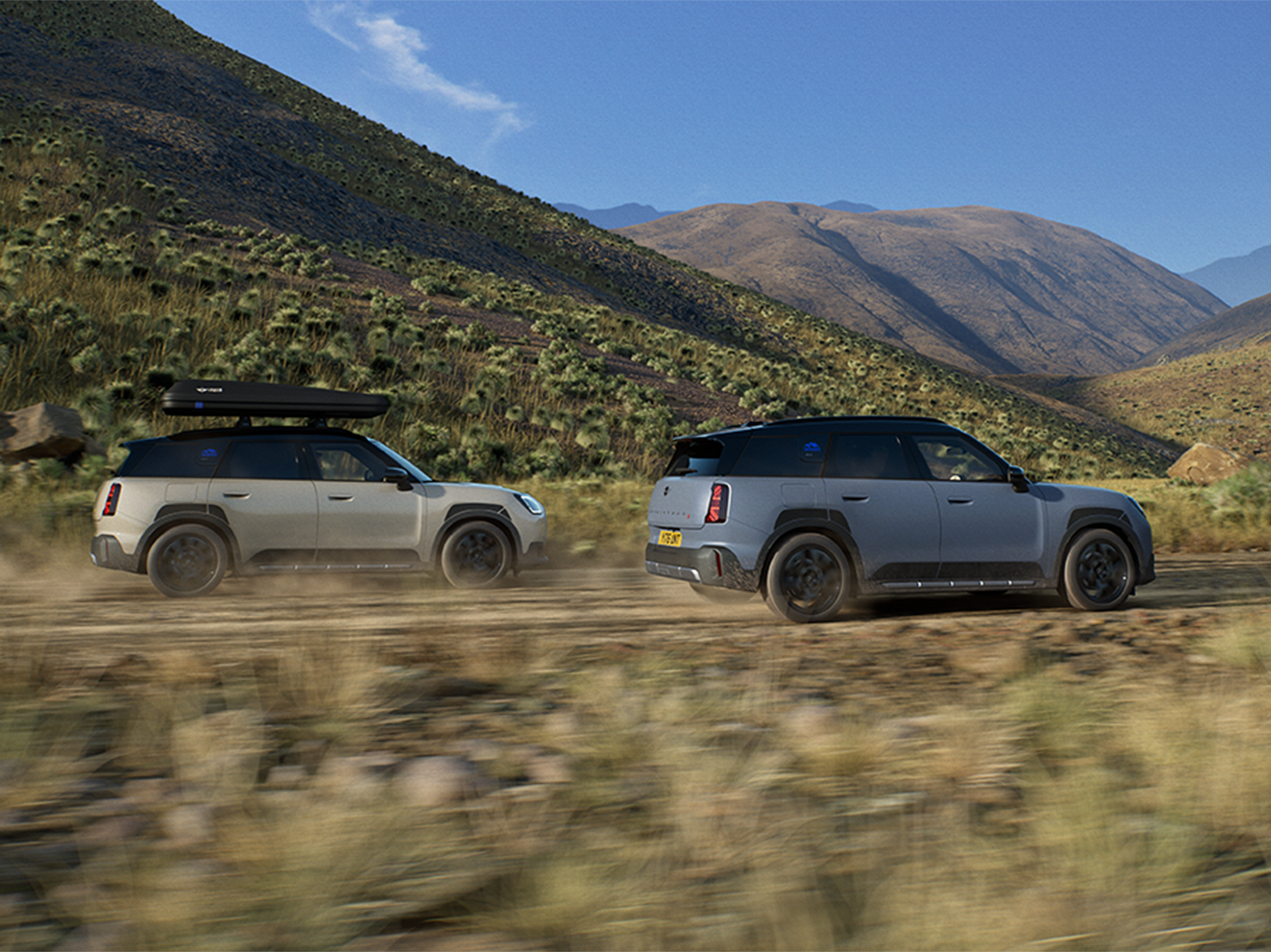 Photo de l'intérieur de la MINI Countryman Untamed Edition mettant en valeur les sièges.
