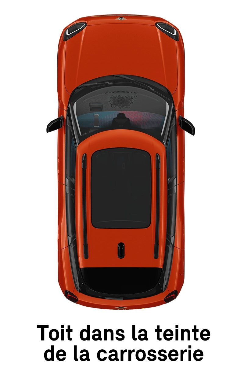 MINI - équipement - toit Finition Favoured dans la couleur de la carrosserie