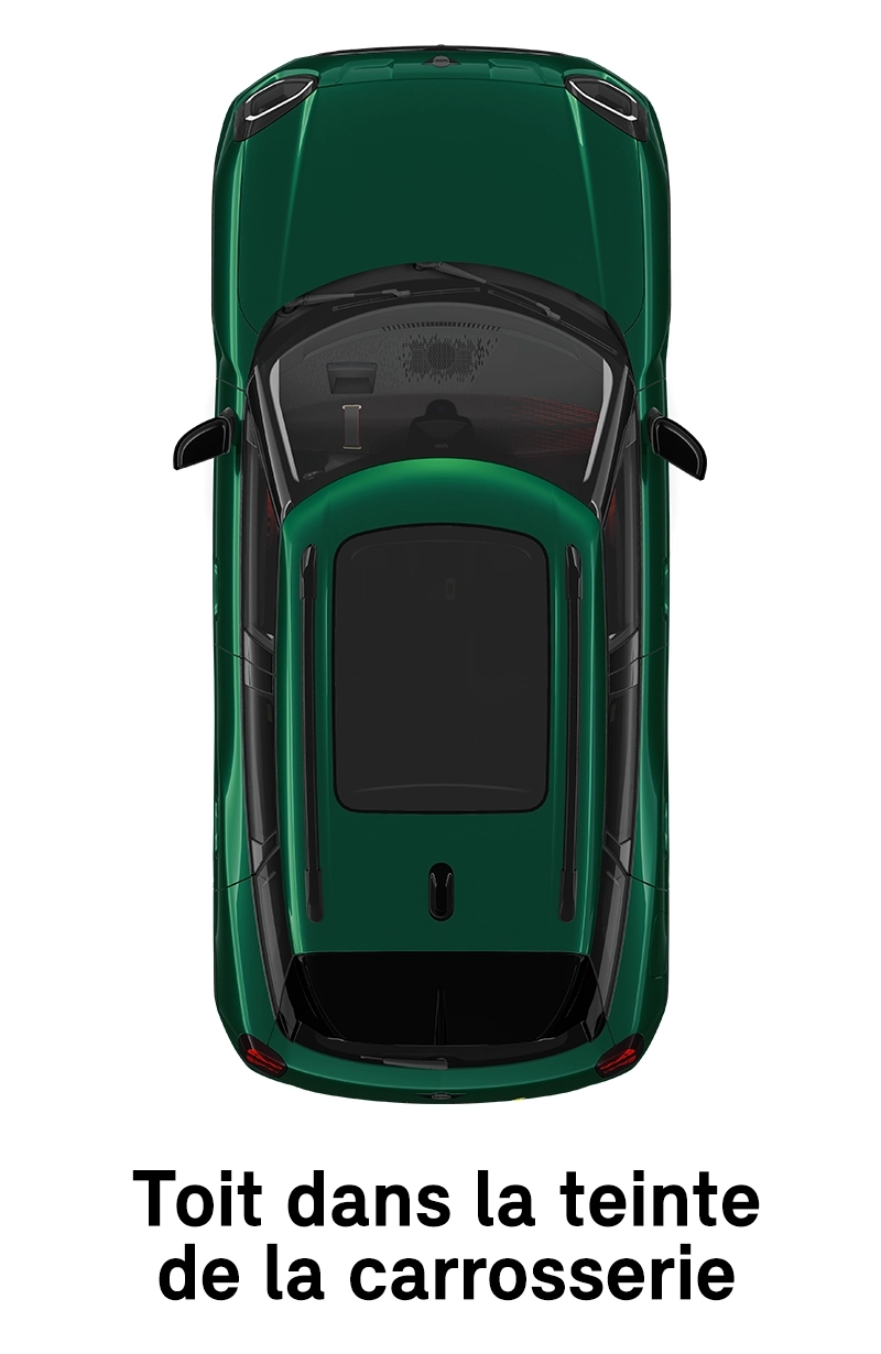 MINI - équipement - toit finition jcw dans la couleur de la carrosserie