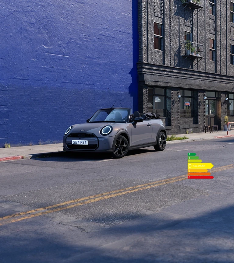 La MINI Cooper Cabrio.