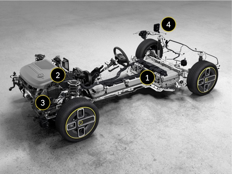 mini electromobilité - moteur - groupe motopropulseur et châssis