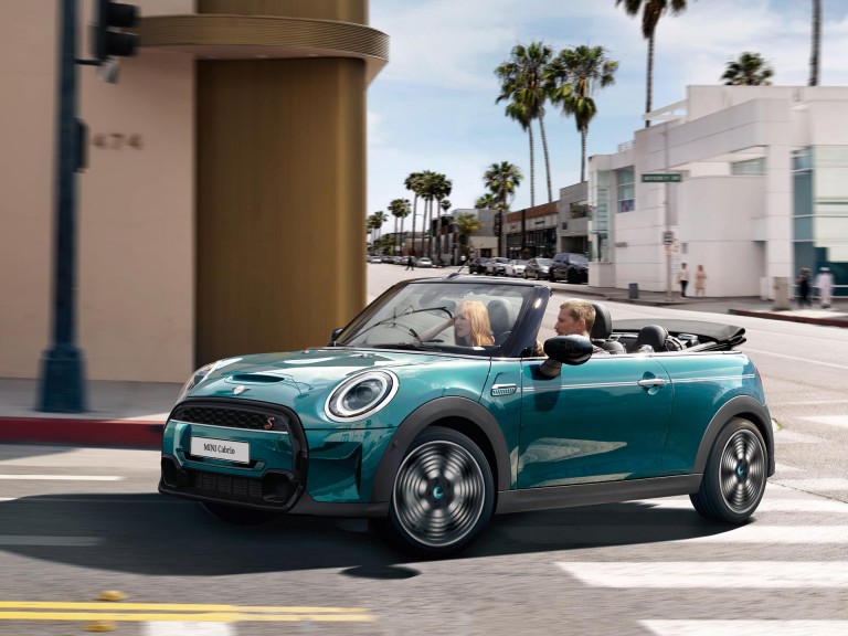 MINI Cabrio Seaside Edition— toit — vue du dessus