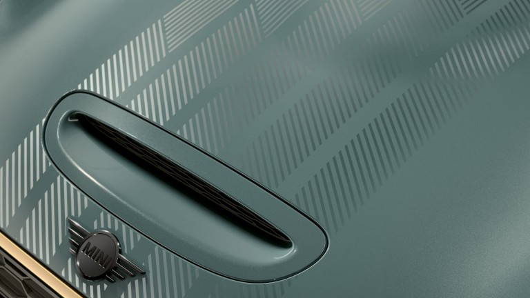 MINI Clubman édition Untold – bandes de capot – vertes