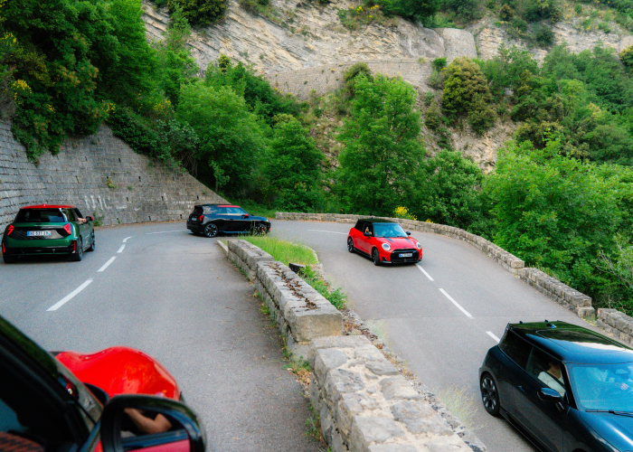 SUR LES ROUTES DU RALLYE DE MONTE CARLO EN MINI JCW